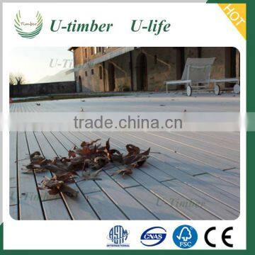 Natural Wood Feeling Plastic WPC Timber Decking photo-6