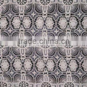 2016 New Lace Design 100% Cotton Full Lace Fabric For Garment photo-5