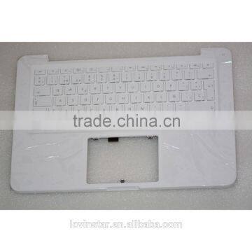 New Arrival White Color Top case with keyboard Spanish layout For Apple MacBook A1342