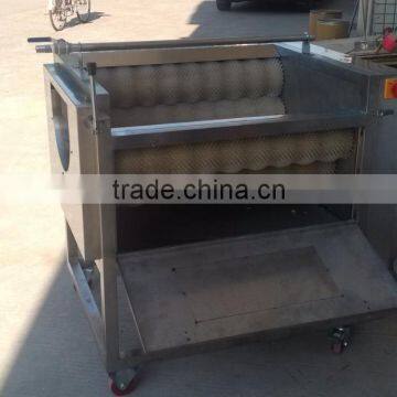 Industrial Automatic Carrot/Taro/ Sweet Potato Peeling Machine With Brush Rollers photo-4