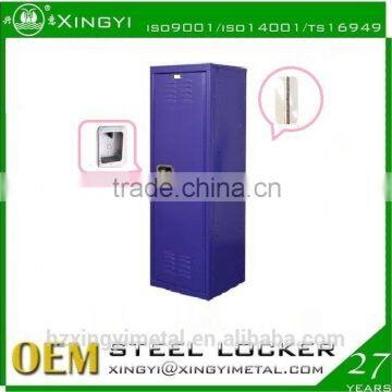 One Tier Steel Locker, Single Door Locker, Metal Locker with Key Lock