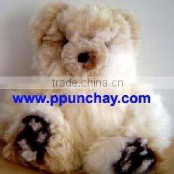 Teddy Bear Toy fur Alpaca 17" Peru