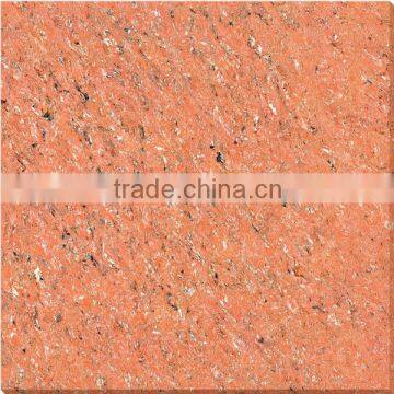 Special price for orange crystal double loading polished porcelain tile