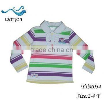 Children Girl Long Sleeve Cotton Medium Thick Top Wear