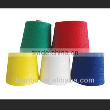 100% polyester spun yarn for sewing/weaving thread manufacturer