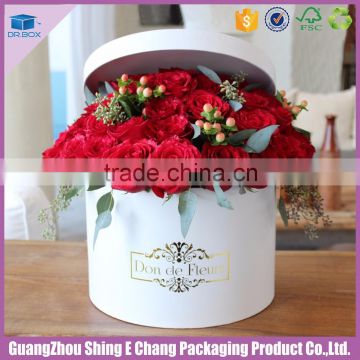 Low MOQ Experienced Custom luxury design rigid flower box packaging