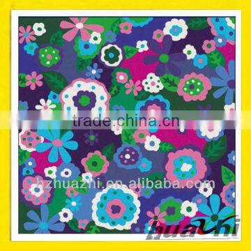 colorful floral print fabric for women dress