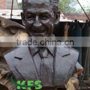 Bronze famous foreign bust sculpture