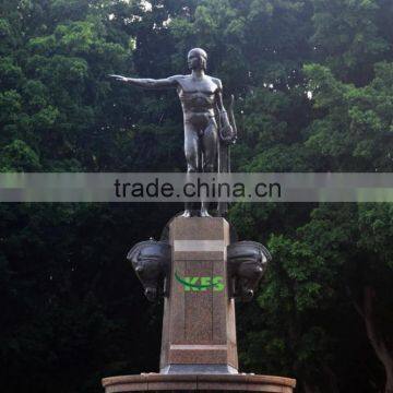 Bronze god of the Sun Apollo sculpture