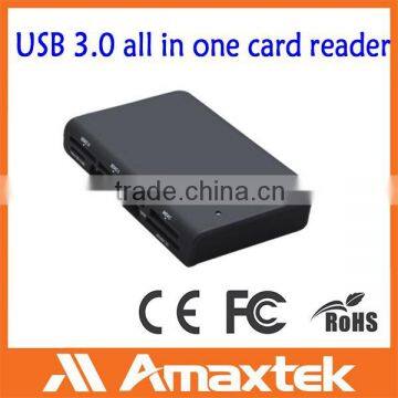 Amaxtek USB 3.0 Card Rader 8 Slots Card Reader SD/ CF/ Mirco SD/ MS /M2 Card Driver