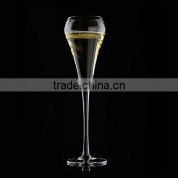 100% Hand Blown Bohemia Crystal Champagne Flute