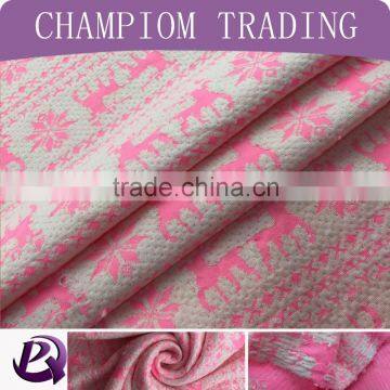 2016 China hot sale T/R knit ladies tops fabric