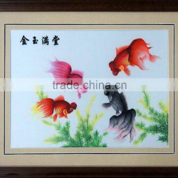 the high grade natural thread and lively needlework for embroidery