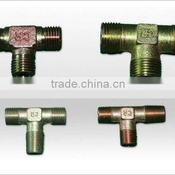 gi carbon steel pipe fittings tee