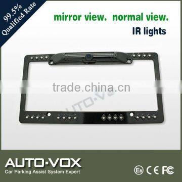 Car digital license-plate camera suitable for American vehicles