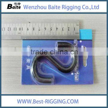 Black Metal Spray-paint S Hook, Metal S Hook (80mm Long) in Rigging Hardware China Factory photo-2