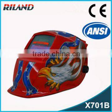 High Quality Industrial Auto-darkening Welding/Grinding Helmet With CE/ANSI Certification photo-1