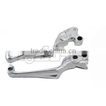 BJ-LS241-022 chrome motorcycle adjustable clutch brake lever for bad boy FXSTSB