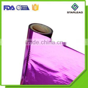 Vibrant Mirror-like Finish Metalized PET Film with Color Coating From Wenzhou