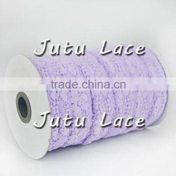 Elastic Lace - Lace Ribbon- Elastic by the Yard - Shiny Elastic - Stretch Lace - Stretchy White Lace