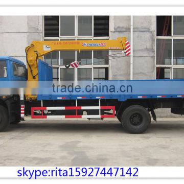 2 ton to 20ton Truck Mounted Mobile Crane, DONGFENG Cargo Truck With Crane for sale