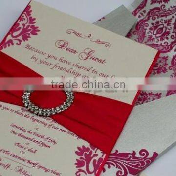 Pink Folio Invitation