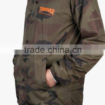Camouflage Coaches Jacket, Custom Camouflage Coaches Jacket, Camouflage Cheap Coaches Jacket photo-6