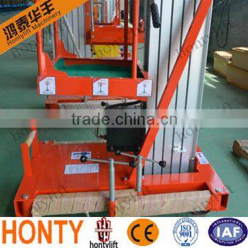 single person hydraulic lifts/ Aluminum single post lift