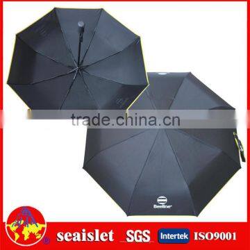 3 section umbrella,creative fold umbrella,lightweight mini umbrella