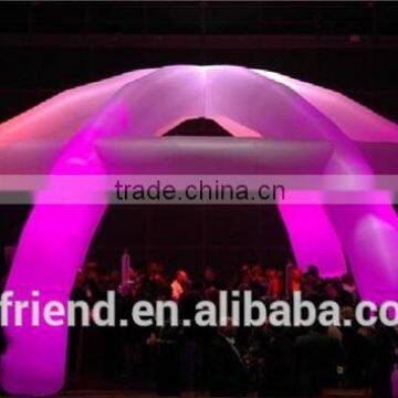 Charming LED light party decorations inflatable dome tent