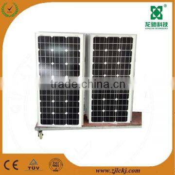 80w 18v CE,SGS RoHS approved monocrystalline solar panel