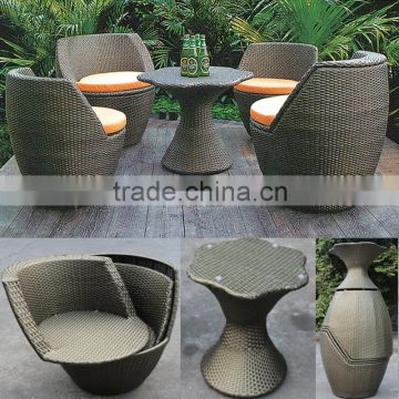 Factory Outlet Outdoor Rattan Resin Wicker Patio Garden Furniture 3, 5 pieces Table Chairs Set Liquidation Clearance Sale