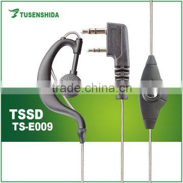 3.5mm Two Jack Metal Connector Earpiece TSSD TS-E009 Used for Transceiver