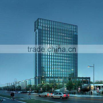 Powder Coating,anodized and PVDF Aluminum Curtain Wall