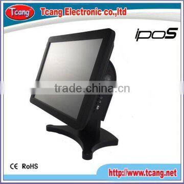 15.1 lcd monitor touch screen for Bank queue up