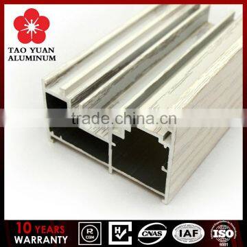 Good quality wooden grain aluminum profile accessory