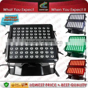 Waterproof IP65 72pcs x 10W RGBW 4-in-1 led pr city color light