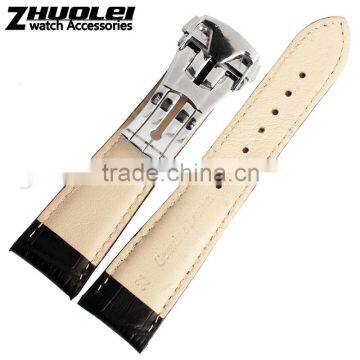 2015 Fashion Croco Grain Calf Leather Watch Band Leather Watch Strap 19mm 20mm 22mm photo-2