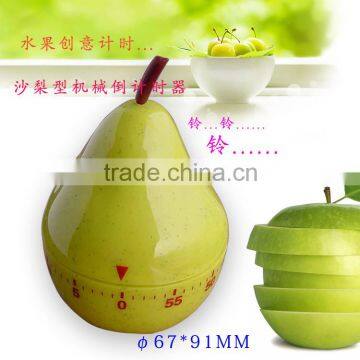 New novelty fruit shaped kitchen timer,vegetable shape kitchen timer