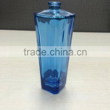 90ml blue fancy cosmetic empty packaging glass perfume spray bottle