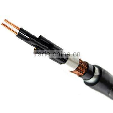 flexible control cable copper conductor braiding shielded cable