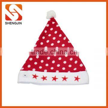 SJ-6902 LED Christmas Hat Flashing Santa Cluas Hat With Light