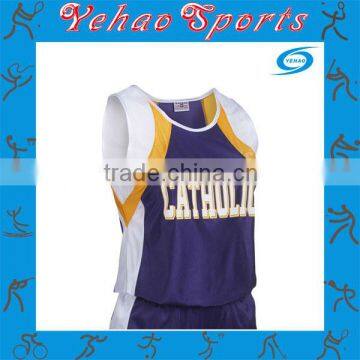 custom made sublimation running tank top
