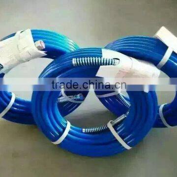 Airless Paint Spray Hose 1/4" 3/8" 10M 15m 3300 psi Plus Hose Connector factory selling