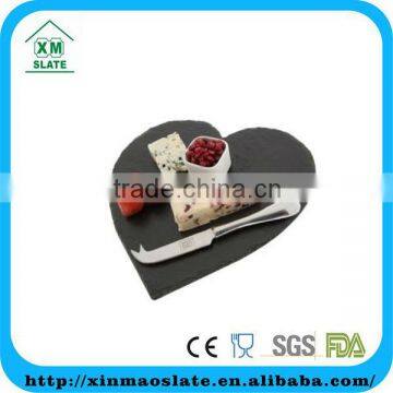 Natural Black Heart Slate Cheese Board
