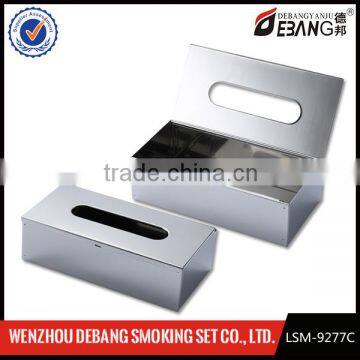 Rectangle stainless steel 201 0.7mm polish tissue box