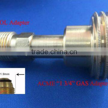 Propane Refill Adapter Lpg Gas with AEME Male thread 1 3/4