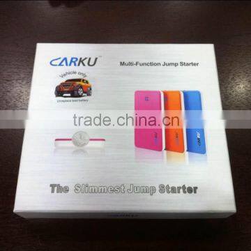 Original patent Carku multi function jump starter emergency car starter battery