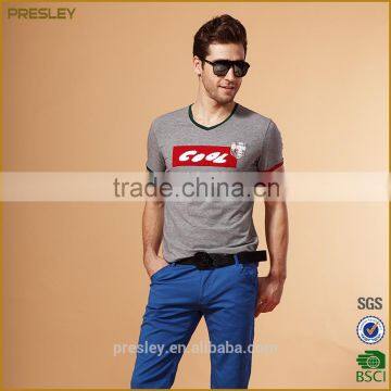 2016 High Quality Cotton Bulk Blank T-Shirt For Printing/Embroidery