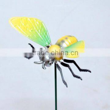 4 Inch Pearl Powder Plastic Bee Garden Ornamental Products For Wholesaler photo-4